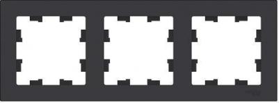 Рамка 3-м ATLAS DESIGN универс. карбон SchE ATN001003 – фото 7