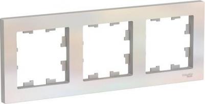 Рамка 4-м ATLAS DESIGN универс. жемчуг SchE ATN000404 – фото 1