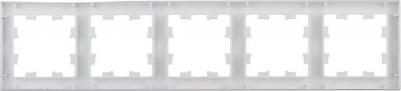 Рамка 5-м ATLAS DESIGN универс. бел. SchE ATN000105 – фото 10