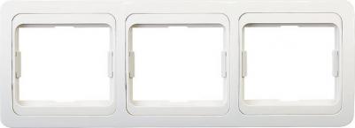 Горизонтальная трехместная рамка Марс 4690626042896