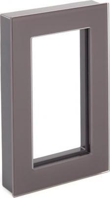 Рамка 2-местная 39569 GFR00-7012-04 шоколад серия Катрин – фото 2