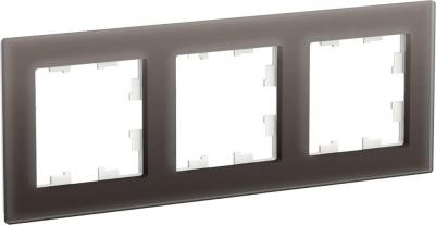 Рамка 3-м atlasdesign nature стекло мокко sche atn320603 – фото 1