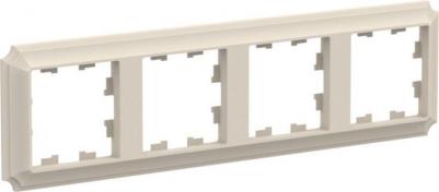 Рамка AtlasDesign Antique четырехместная бежевая (ATN100204)