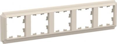 Рамка AtlasDesign Antique пятиместная бежевая (ATN100205)