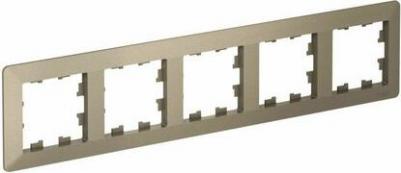 Рамка серии AtlasDesign Air пятиместная.лицевые детали из качественного ABS-пластика, устойчивого к царапинам и УФ-излучениюдизайн рамок AtlasDesign 4690201041962 – фото 1