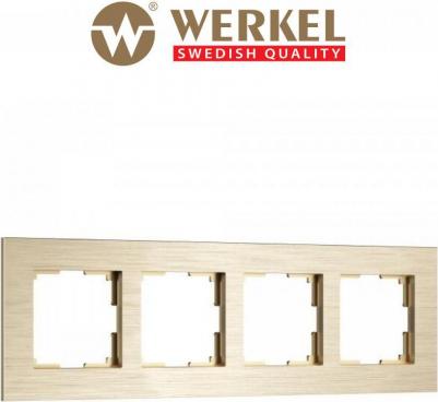 Рамка AluMax четырехместная шампань (a066336) – фото 3