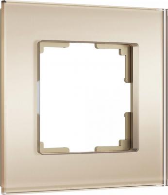 Рамка для розетки / выключателя на 1 пост W0013111 Senso шампань soft-touch