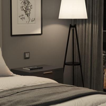 Рамка Stark (a063115) одноместная универсальная графит матовая IP20 – фото 3