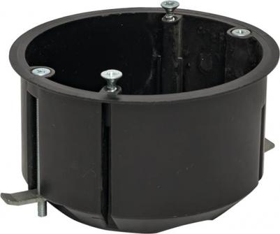 Коробка установочная КМП-020-009 для полых стен 68х45 полипропилен черная метал.лапки IP30 PROxima, цена за 1 шт