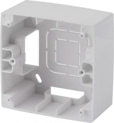 12-6101-01 12-6101-01 Коробка наклад. монтажа 1 пост, Эра12, белый, цена за 1 шт