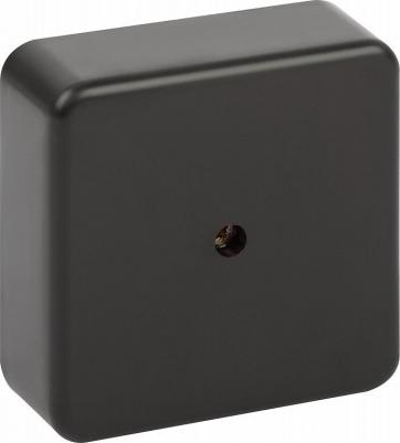 BS-B-75-75-28 Распаячная коробка BS-B-75-75-28 для кабель-канала черная 75х75х28мм IP40, цена за 1 шт