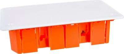 KRT-172-96-45 Коробка распаячная KRT 172х96х45мм для твердых стен, саморез., крышка IP20, цена за 1 шт