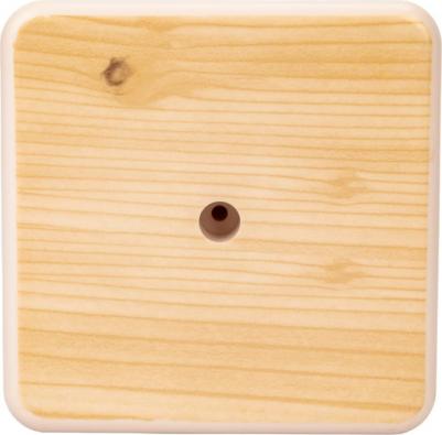 Коробка распределительная наружного монтажа 75х75х28мм сосна GE41215-11 – фото 6