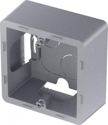 INSPIRIA Алюминий Коробка накладного монтажа - 1 пост, арт.673982 – фото 1