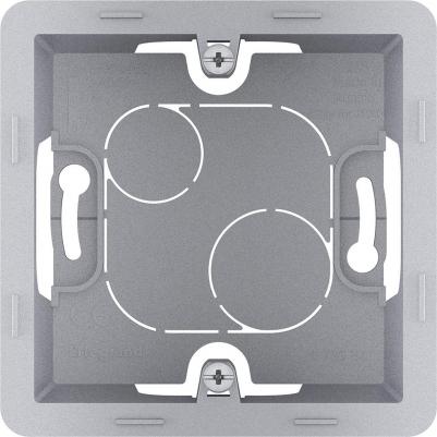 INSPIRIA Алюминий Коробка накладного монтажа - 1 пост, арт.673982