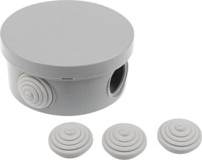 Коробка распаячная ОУ, D 85х40мм, IP54 (УПр 85/40.1.3), цена за 1 шт – фото 1