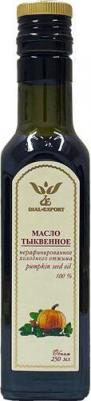 Масло тыквенное нерафинированное холодного отжима 250 мл