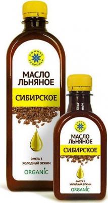 Масло Льняное "Сибирское", 0,5 л – фото 1