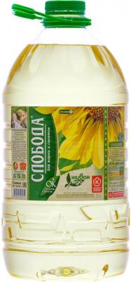 Масло подсолнечное рафинированное дезодорированное 5 л