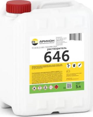 Растворитель Р-646 ТУ 5 л 4602009783548