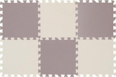 Коврик-пазл 12 Симпл-12-10, серия NT10, толщина 10 мм 05 серый, 6 плит