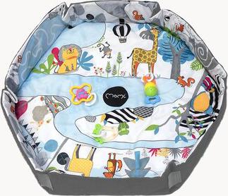 Развивающий коврик Crawling Ground Gym со складными бортиками и игрушками – фото 1