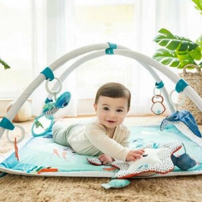 Гимнастический интерактивный коврик "Сокровища океана"