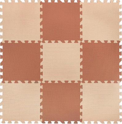 Коврик-пазл напольный 0,9 х 0,9 м, мягкий, бежевый, 9 элементов 30 х 30 см, толщина 1 см – фото 7