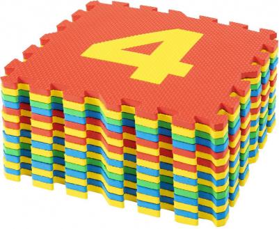 Коврик-пазл напольный 1,5 х 0,9 м, мягкий "Учим цифры", 15 элементов 30 х 30 см, толщина 1 см – фото 3