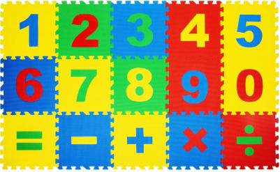 Коврик-пазл напольный 1,5 х 0,9 м, мягкий "Учим цифры", 15 элементов 30 х 30 см, толщина 1 см – фото 7