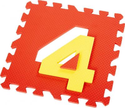 Коврик-пазл напольный 1,5 х 0,9 м, мягкий "Учим цифры", 15 элементов 30 х 30 см, толщина 1 см – фото 9