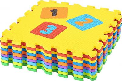 Напольный мягкий коврик-пазл Игрушки – фото 3