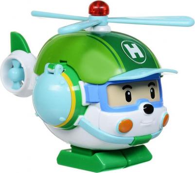 Робокар поли, Машинка Вертолетик Хэли трансформер со светом и инструментами, 12,5 см, Robocar Poli – фото 1