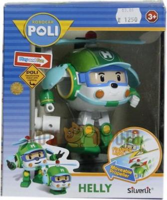 Робокар поли, Машинка Вертолетик Хэли трансформер со светом и инструментами, 12,5 см, Robocar Poli – фото 8