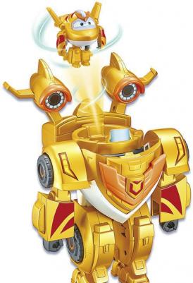 Робот трансформер машинка с мини фигуркой Голден Боя, 20 см, EU770352 – фото 2