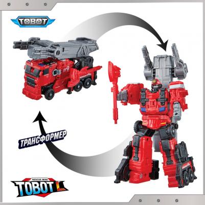 Робот трансформер ТОБОТ МИНИ L пожарный наряд 301160 – фото 3