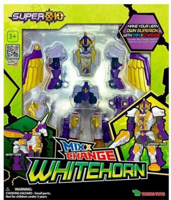 Трансформер Super10 Вайтхорн Миксчендж 314068, разноцветный – фото 3