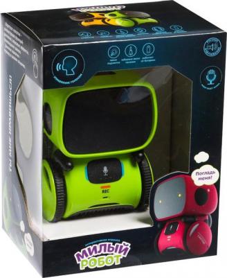 Робот интерактивный "Милый робот", световые и звуковые эффекты, русская озвучка, цвет зелёный – фото 11