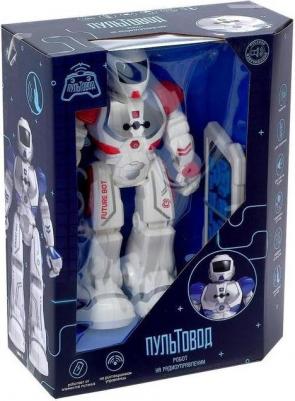 Робот радиоуправляемый "Смарт бот", ходит, свет и звук, русский чип, цвет синий – фото 6