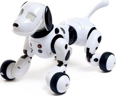 Робот - собака, радиоуправляемый "Долматинец", русское озвучивание, работает от аккумулятора – фото 4