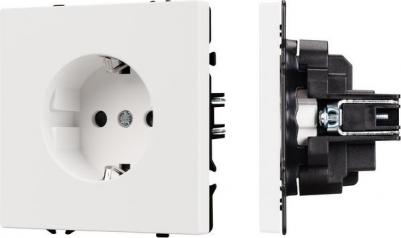 Механизм электрической розетки SCT-NOBE-MEU1-SFPL-WH 1шт 054276 – фото 1