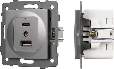 Механизм розетки с заземлением совместим с рамками серий OMALI/AKYRI/PERIO/XSILO. Скрытый тип монтажа позволяет гармонично встроить в интерьер любого 4680638906033
