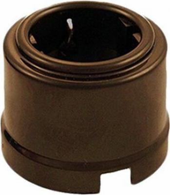 Розетка 1-м ОП Лизетта 16А IP20 ретро с заземл. ABS-пластик корич. B1-101-22 – фото 8