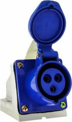 26031DEK Розетка стационарная 123 2Р+РЕ 32А 220В IP44 РС-102 DEK