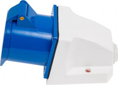 26031DEK Розетка стационарная 123 2Р+РЕ 32А 220В IP44 РС-102 DEK – фото 3