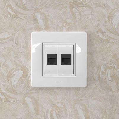 Компьютерная розетка RJ-45 кат.5Е, белая, 1мод. 76654B – фото 5