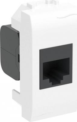 Компьютерная розетка RJ-45 кат.5Е, белая, 1мод. 76654B – фото 6