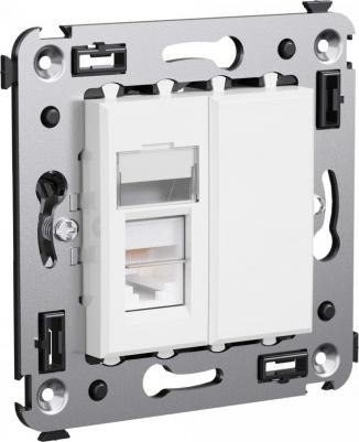 Одинарная телефонная розетка в стену Avanti 4690309518274