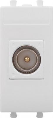 Одиночные телевизионные розетки предназначены для комплектации систем организации рабочих мест. Применяются для подключения телевизионного кабеля