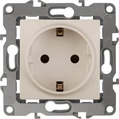 12-2001-02 12-2001-02 Розетка 2P+E Schuko, 16A-250В, IP20, без м.лапок, Эра12, слоновая кость, цена за 1 шт